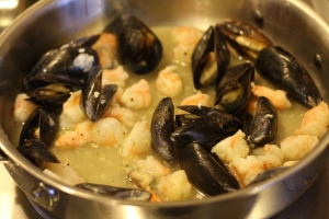Shrimp and Mussels